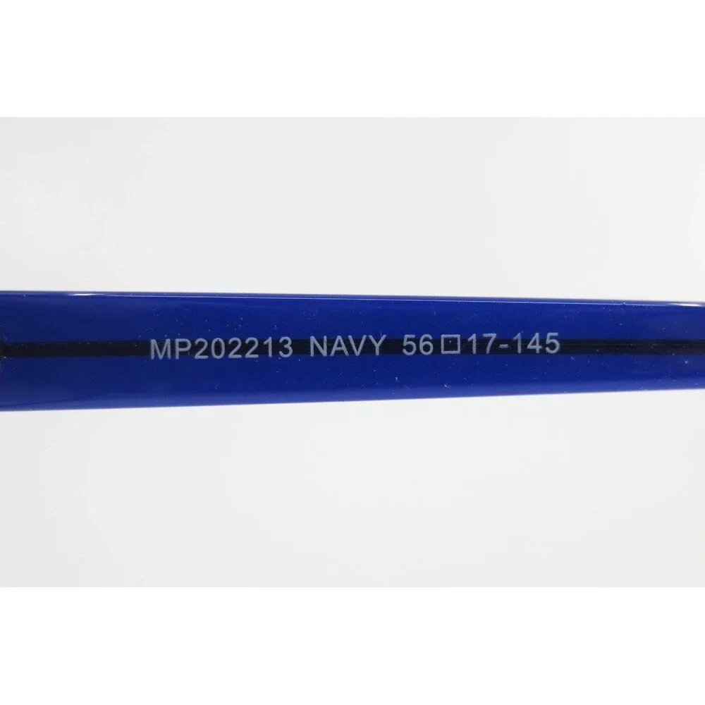 Navy Blue Rectangular Eyeglass Frames MP202213 56-17-145 Men Women Glasses